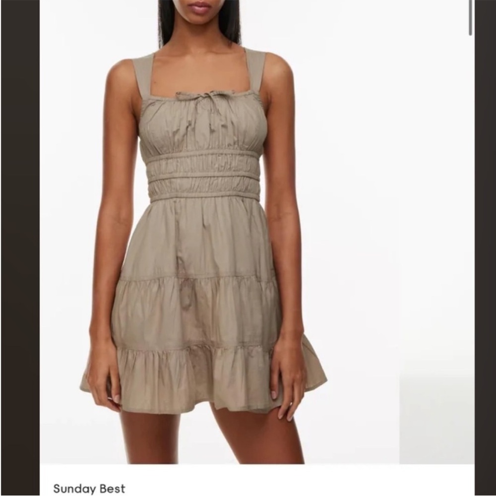 Aritzia Martine Poplin Dress size M